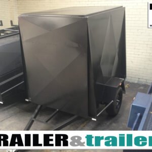 8×5 single axle 4ft high fully enclosed van / cargo trailer for sale