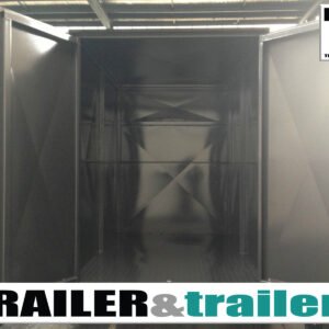 8×5 single axle 6ft high fully enclosed van / cargo trailer for sale