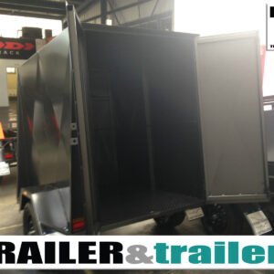8×5 single axle 6ft high fully enclosed van / cargo trailer for sale