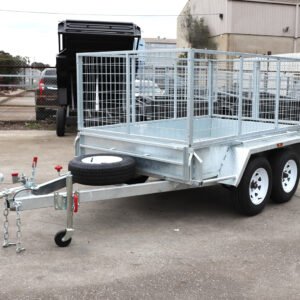 8×5 australian galvanised & australian made tandem axle cage trailer with 3ft cage for sale australian made trailer
