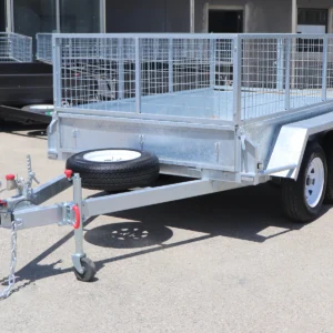 8×5 australian galvanised & australian made tandem axle cage trailer with 2ft cage for sale australian made trailer