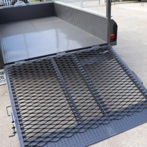 8×5 heavy duty tandem cage trailer | 3 ft galvanised cage | 1 piece grid mesh