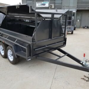 8×5 heavy duty tandem tradesman trailer | 2000 kg gvm – 750mm toolbox top | tradie top trailers for sale