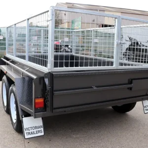 8×5 heavy duty tandem cage trailer | 2 ft cage | trailer for sale in melbourne victoria