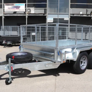 8×5 tandem axle | 2 ft cage heavy duty galvanised trailer for sale melbourne