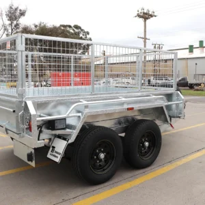 8×5 heavy duty galvanised hydraulic tipper cage trailer for sale | 2ft cage3500 kg gvm
