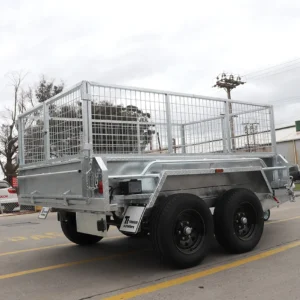 8×5 heavy duty galvanised hydraulic tipper cage trailer for sale | 2ft cage3500 kg gvm