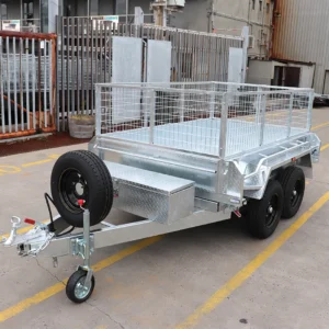 8×5 heavy duty galvanised hydraulic tipper cage trailer for sale | 2ft cage3500 kg gvm