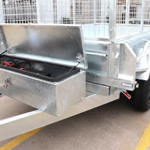 8×5 heavy duty galvanised hydraulic tipper cage trailer for sale | 2ft cage3500 kg gvm
