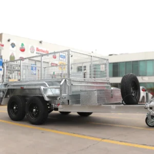8×5 heavy duty galvanised hydraulic tipper cage trailer for sale | 2ft cage3500 kg gvm
