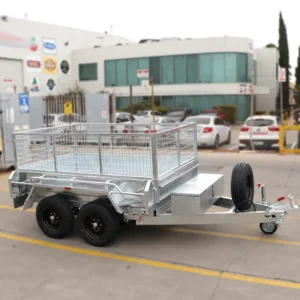 8×5 heavy duty galvanised hydraulic tipper cage trailer for sale | 2ft cage3500 kg gvm