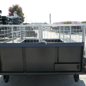 8×5 golf buggy manual tipper trailer with 2ft cage for sale melbourne victoria