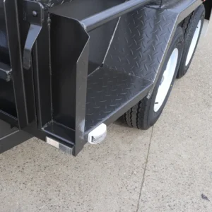 8×5 tandem trailer | heavy duty | full checkerplate | ladder racks | high sides