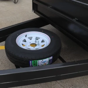 8×5 tandem trailer | heavy duty | full checkerplate | ladder racks | high sides