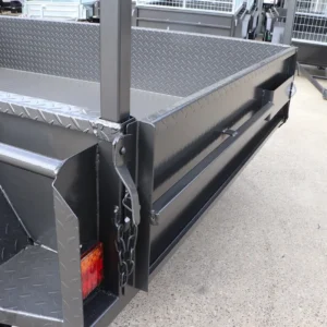 8×5 tandem trailer | heavy duty | full checkerplate | ladder racks | high sides