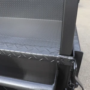 8×5 tandem trailer | heavy duty | full checkerplate | ladder racks | high sides