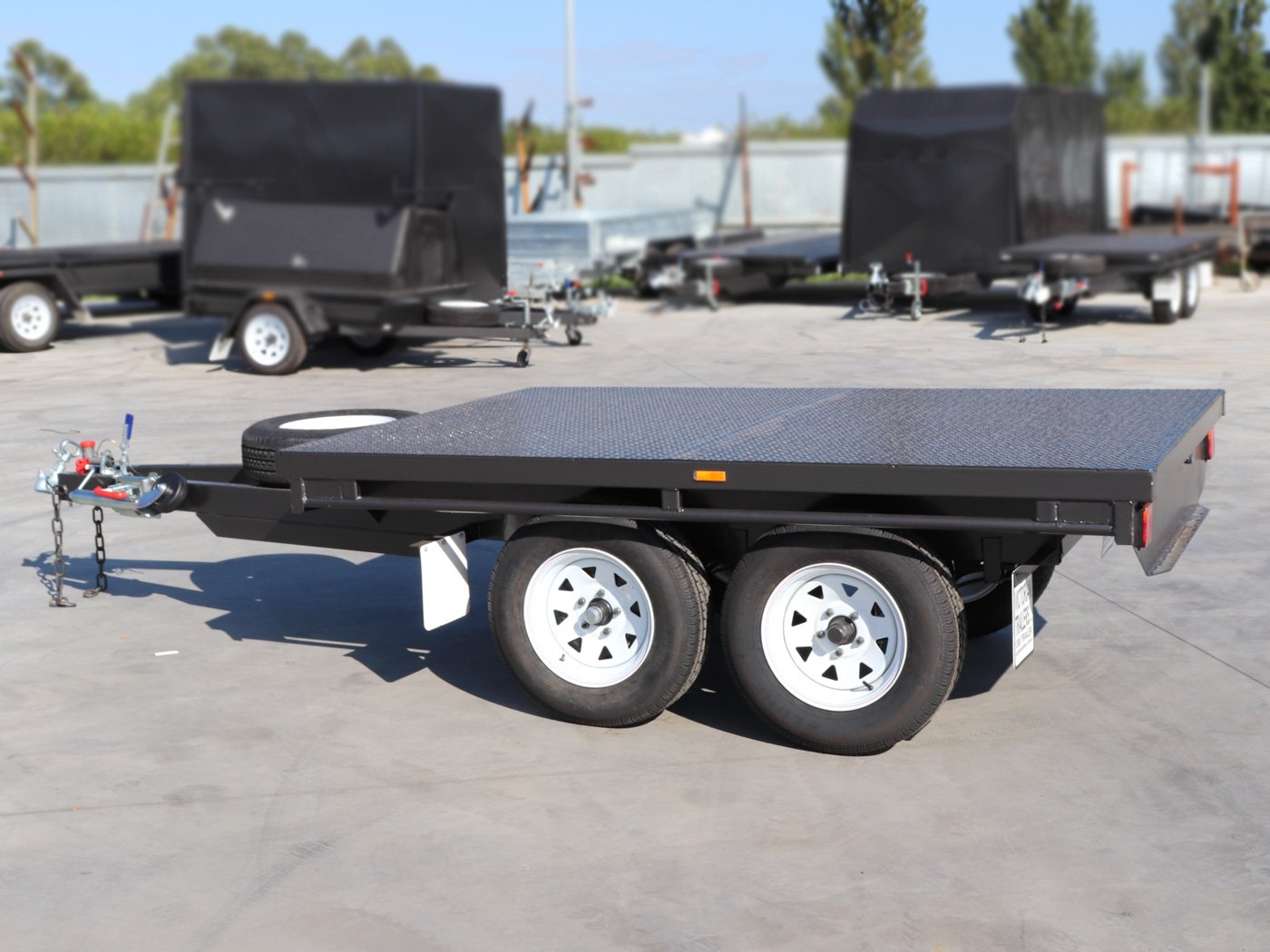 8×5 domestic duty tandem axle flat top trailer for sale 8×5 domestic duty tandem axle flat top trailer for sale