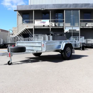 8×5 galvanised manual tipper box trailer | heavy duty single axle | box trailer for sale