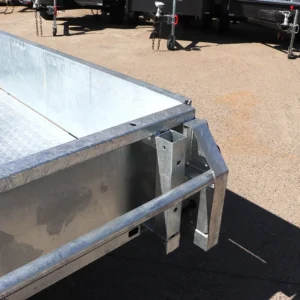8×5 galvanised manual tipper box trailer | heavy duty single axle | box trailer for sale