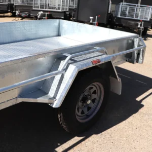 8×5 galvanised manual tipper box trailer | heavy duty single axle | box trailer for sale