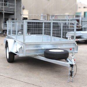 8×5 australian galvanised cage trailer | single axle | 2ft galvanised cage trailer for sale australian made trailer