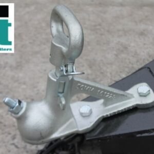 8×5 single axle domestic heavy duty | checkerplate floor | drop front