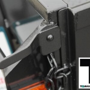 8×5 single axle domestic heavy duty | checkerplate floor | drop front