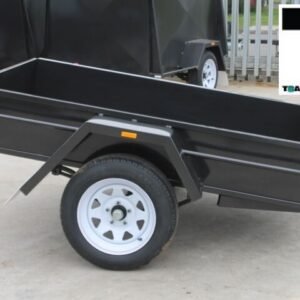 8×5 single axle medium heavy duty | smooth floor | fixed front | box trailer for sale