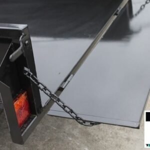 8×5 single axle medium heavy duty | smooth floor | fixed front | box trailer for sale