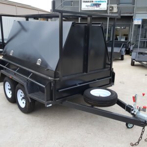 8×5 heavy duty tandem tradesman trailer | 2000kg gvm | 900mm toolbox top | tradie top trailers for sale