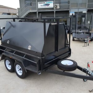 8×5 heavy duty tandem tradesman trailer | 2000kg gvm | 900mm toolbox top | tradie top trailers for sale