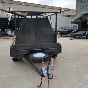 8×5 heavy duty tandem tradesman trailer | 2000kg gvm | 900mm toolbox top | tradie top trailers for sale