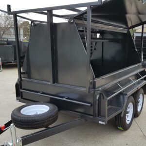 8×5 heavy duty tandem tradesman trailer | 2000kg gvm | 900mm toolbox top | tradie top trailers for sale