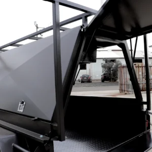 8×5 standard tandem tradesman trailer | 1990kg gvm | 900mm toolbox top | rear lift up door