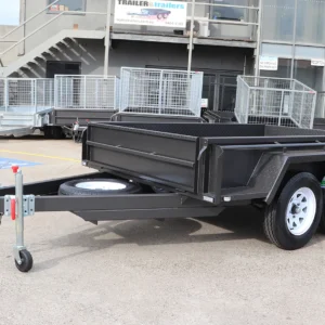 8×5 tandem trailer | heavy duty | full checkerplate | high sides
