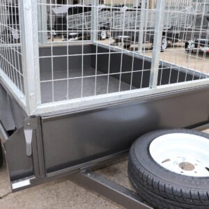 6×4 single axle domestic heavy duty cage trailer | 3 ft (900mm) cage