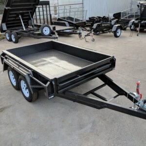 9×5 tandem axle deluxe heavy duty box trailer – full checker plate – box trailer for sale melbourne