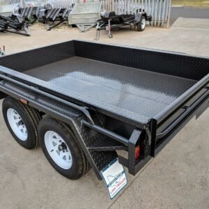9×5 tandem axle deluxe heavy duty box trailer – full checker plate – box trailer for sale melbourne