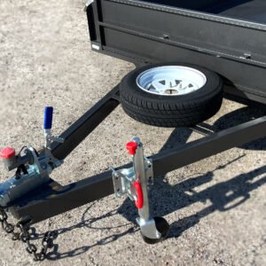 10×6 tandem axle heavy duty trailer | full checker plate | high sides box trailer for sale melbourne