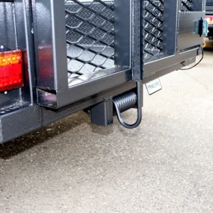 7×4 single axle box trailer drop grid mesh rear ramp | 3 ft cage | 1000kg gvm | full checker plate commercial heavy duty cage trailer for sale in melbourne victoria