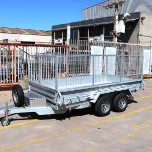 12×6 heavy duty galvanised hydraulic tipper cage trailer for sale 2800 kg gvm clearance sale