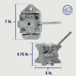 manual twist lock for stacking shipping containers