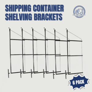 shipping container shelving brackets