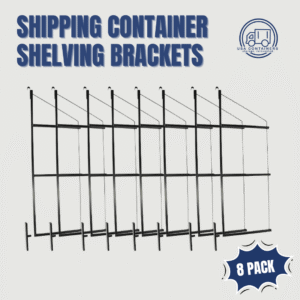 shipping container shelving brackets