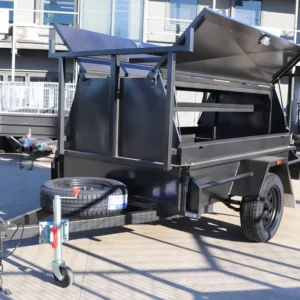 6×4 commercial heavy duty tradesman trailer | 600mm tradesman top | tradie top trailer for sale