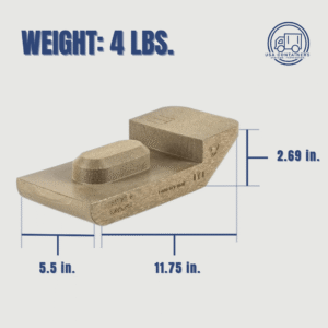 shipping container skid slides for dragging containers