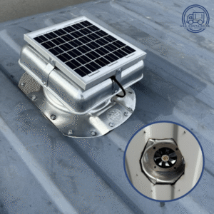 shipping container solar powered vent fits conex containers