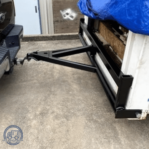 shipping container tow bar hitch kit for moving containers