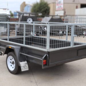 8×5 commercial heavy duty single axle cage trailer | 2 ft (600mm) cage | for sale melbourne