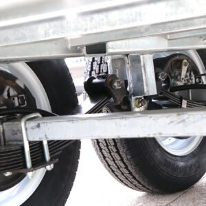 12×6 australian galvanised & australian made tandem axle heavy duty box trailer 2800 kg atm australian made trailer